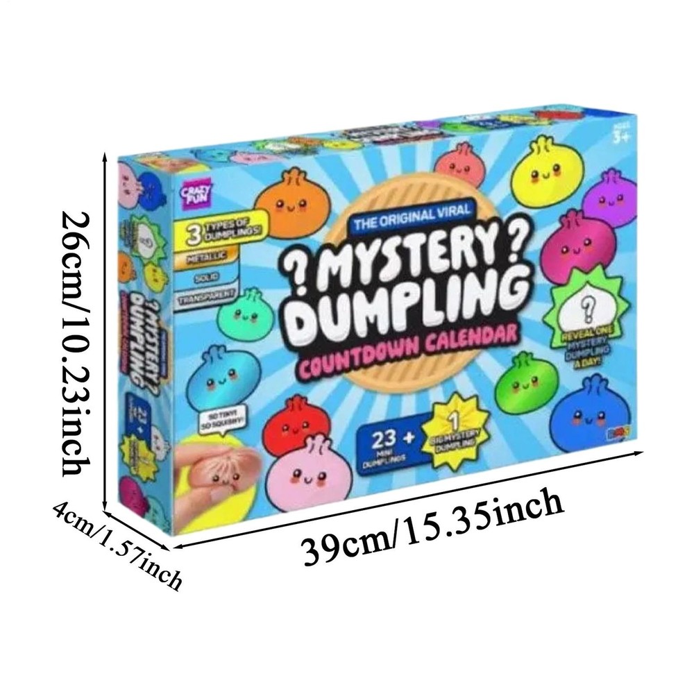 Crazy Fun Mystery Dumpling Countdown Calendar Dumpling Squishy Sensory Toy Set
