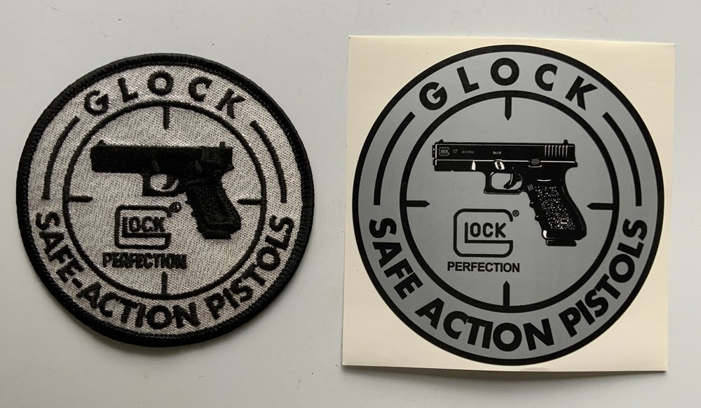 Glock Patch and Sticker Decal, New Shooting NRA