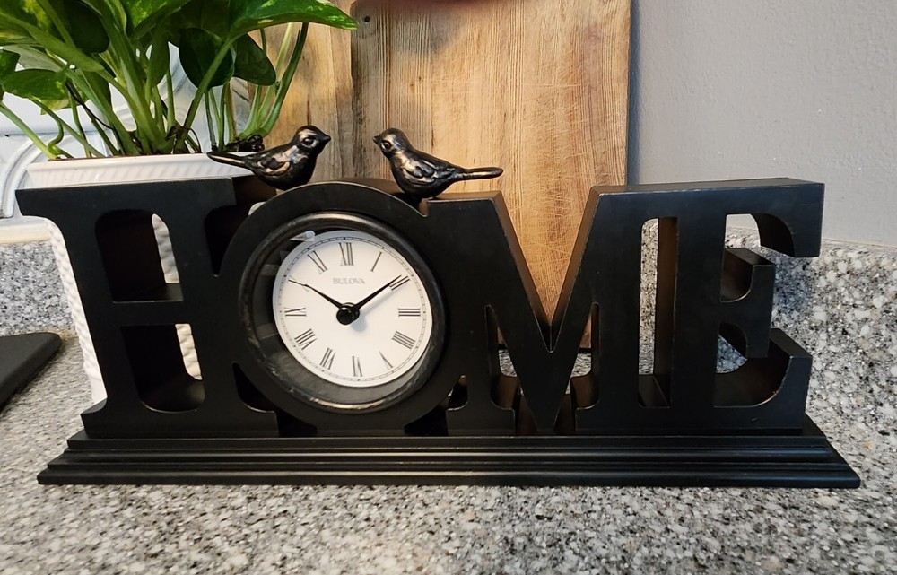 Bulova Home Shelf/Mantle/Table Clock
