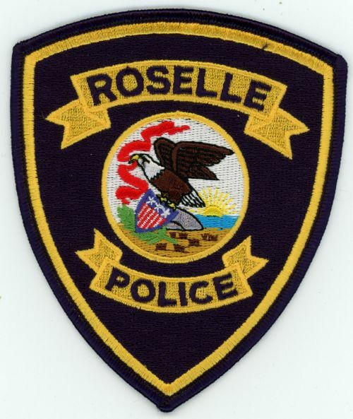 ILLINOIS IL ROSELLE POLICE NICE SHOULDER PATCH SHERIFF