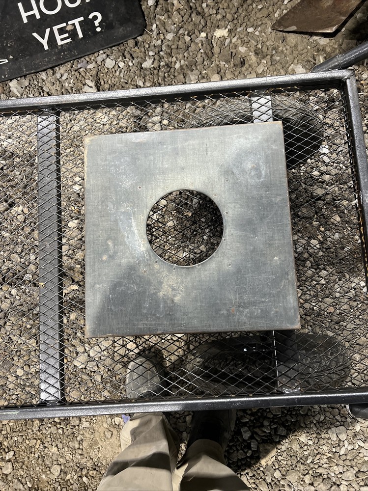 gilson slump cone test tray 14”x14"