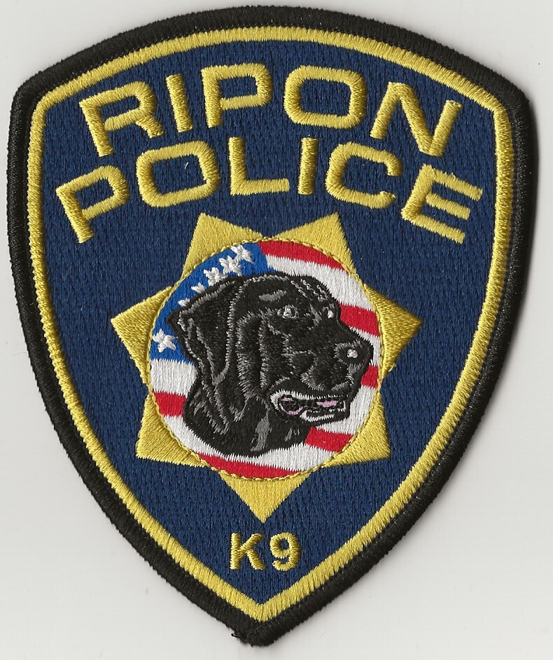 California Rippon K-9 Police Patch