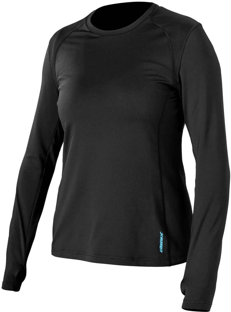 Castle X Regulator Womens Long Sleeve Base Layer Top Black