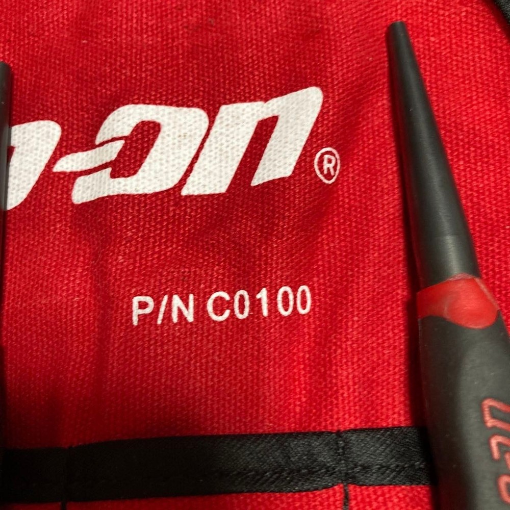 Snap-on RED Soft Grip Starter Punch 5Pc Set [Used]