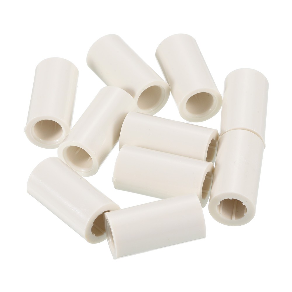 10PCS 13x25mm Pool Cue Ferrules Billiard Cue Ferrules Slip Stick Tips White