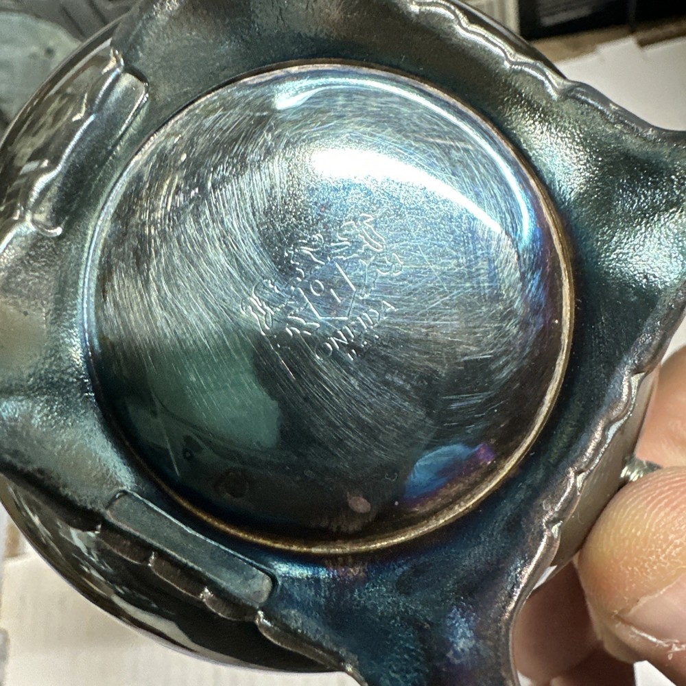 Vintage Oneida Silverplate Creamer Pitcher Ornate Footed Rococo Style