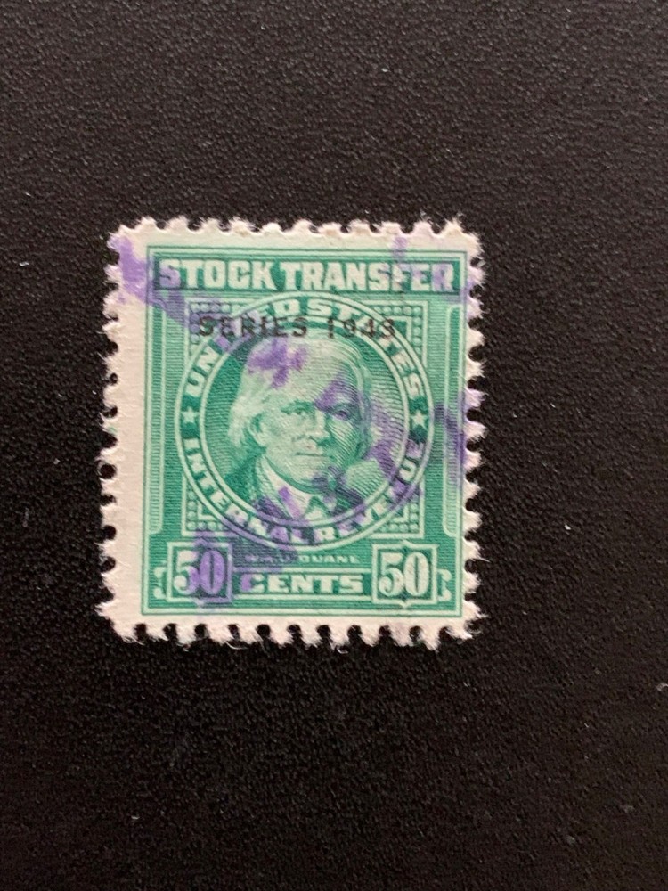 Scott # RD148 - Stock Transfer Stamp - Used
