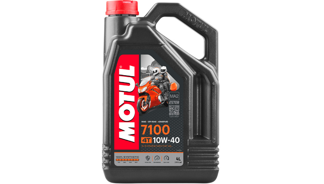 Motul 7100 4T 10W-40 Full Synthetic Oil 4 Liters Motorcycle Oil 10W40