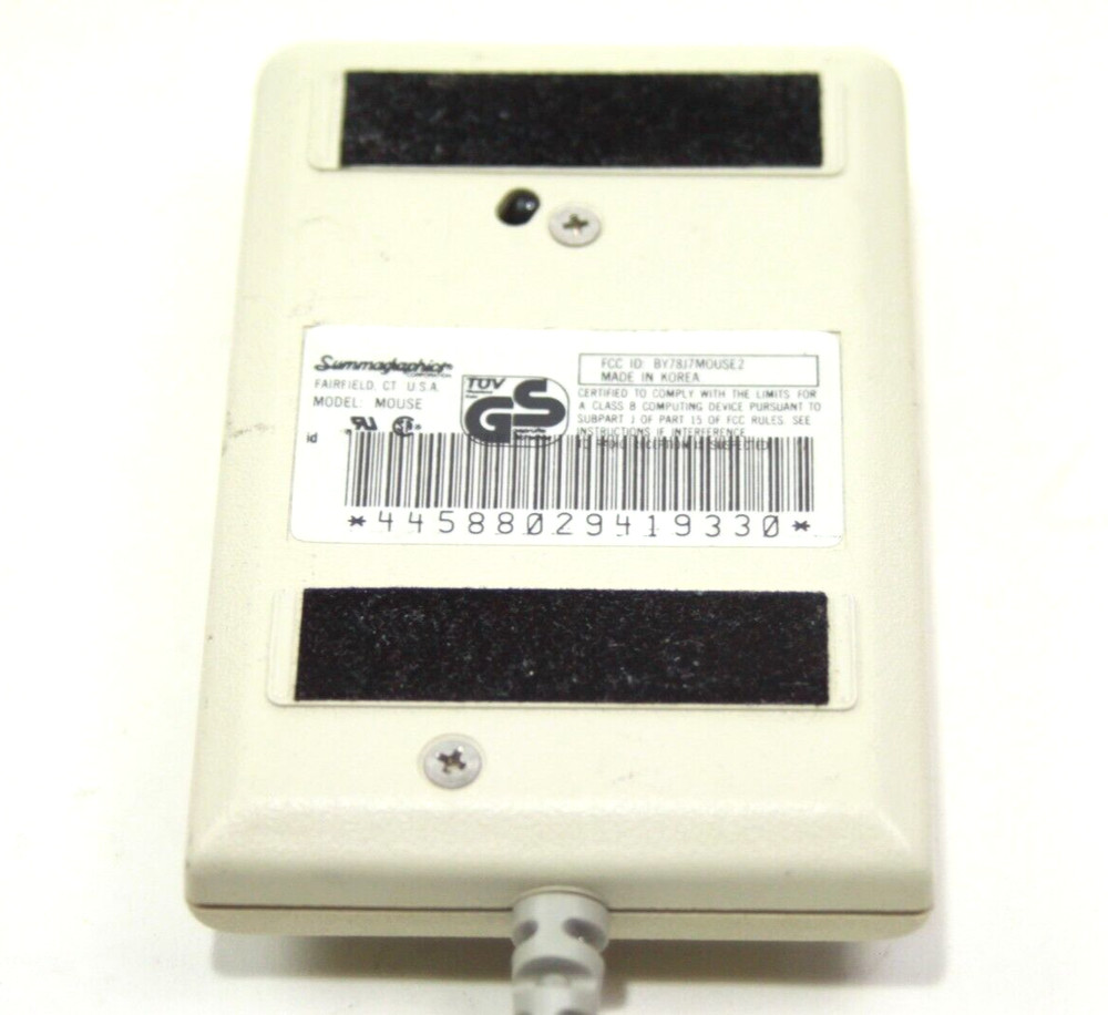 RARE VINTAGE SummaGraphics SummaMouse Model: Mouse