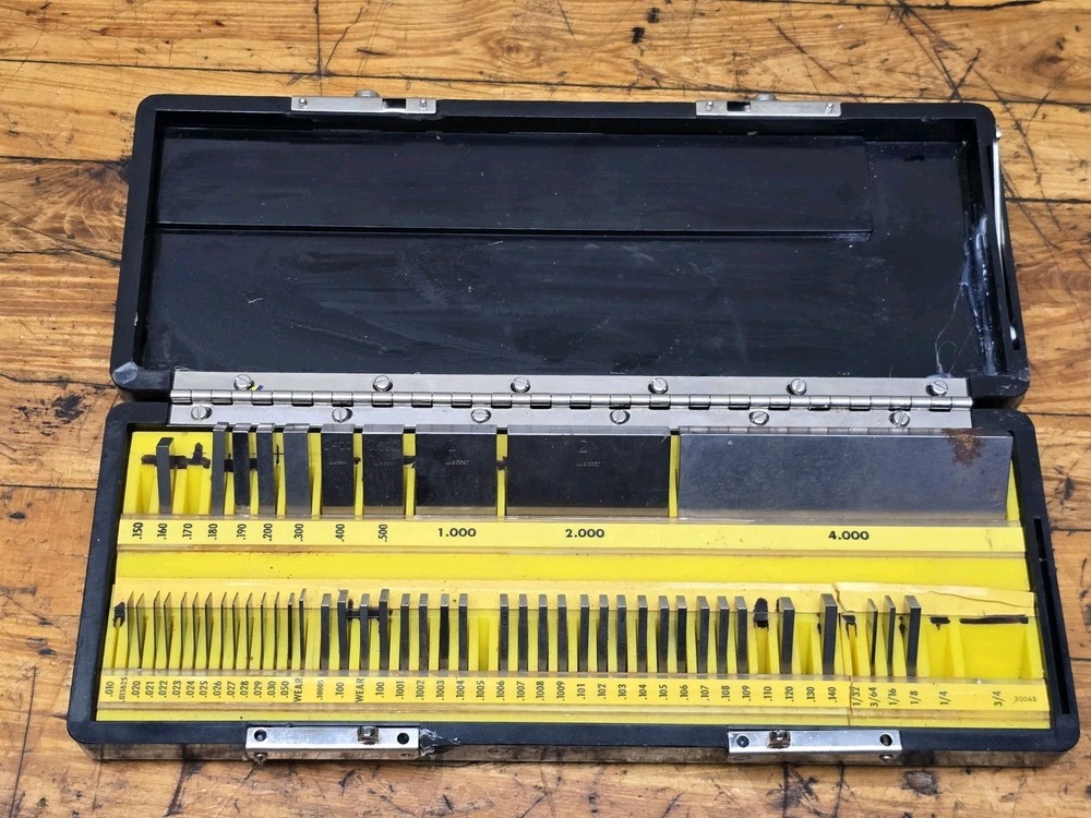 DoAll Gage Block Set Precision Inspection Incomplete