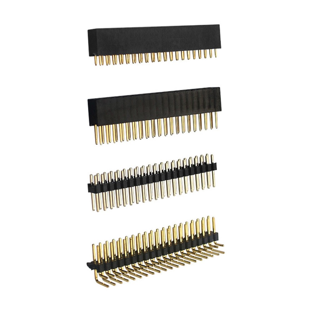 4x 2x20 PIN Socket Dual Male Header Pin Connector for Raspberry Pi Zero/Zero W l