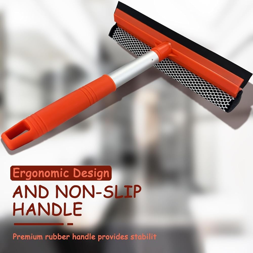 Window Squeee for Window Cleaning, Squeee Window Cleaner Tool 1 Car
