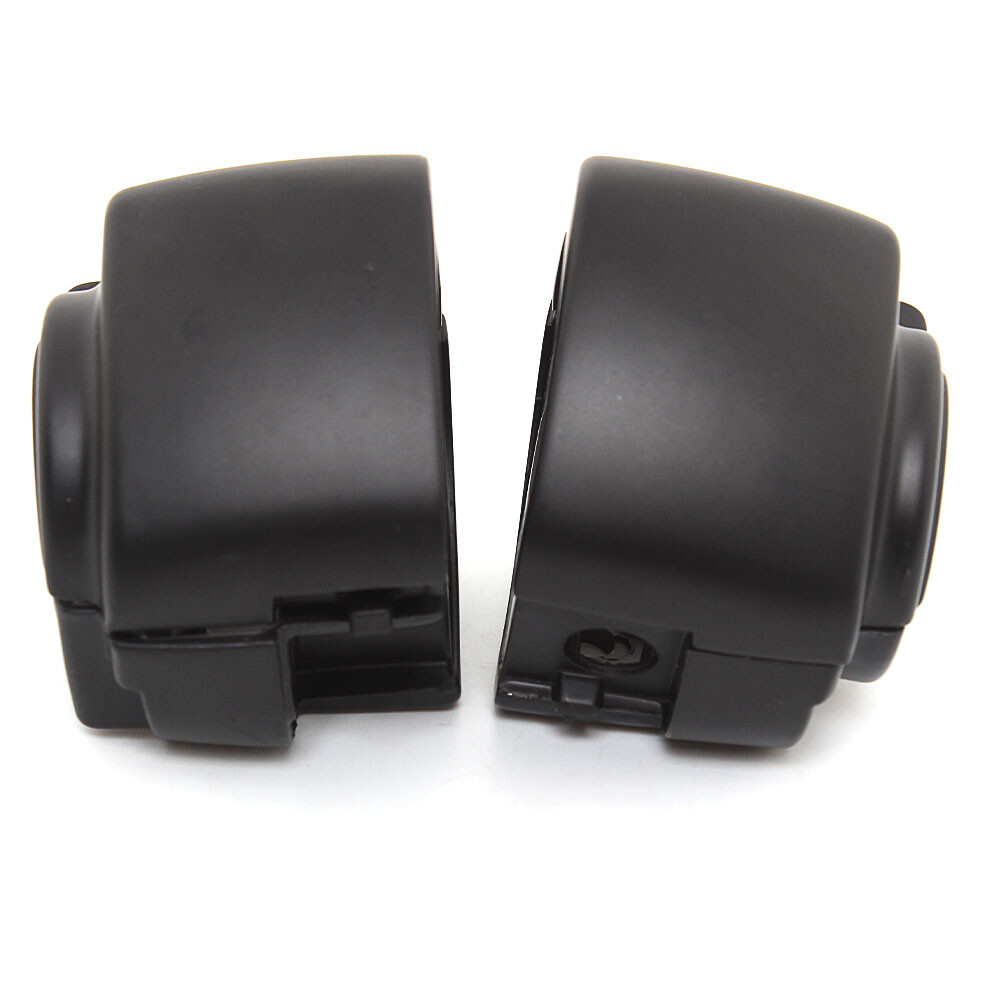 Black Handlebar Switch Housing Hand Control Kit For Harley Touring Softail FXR
