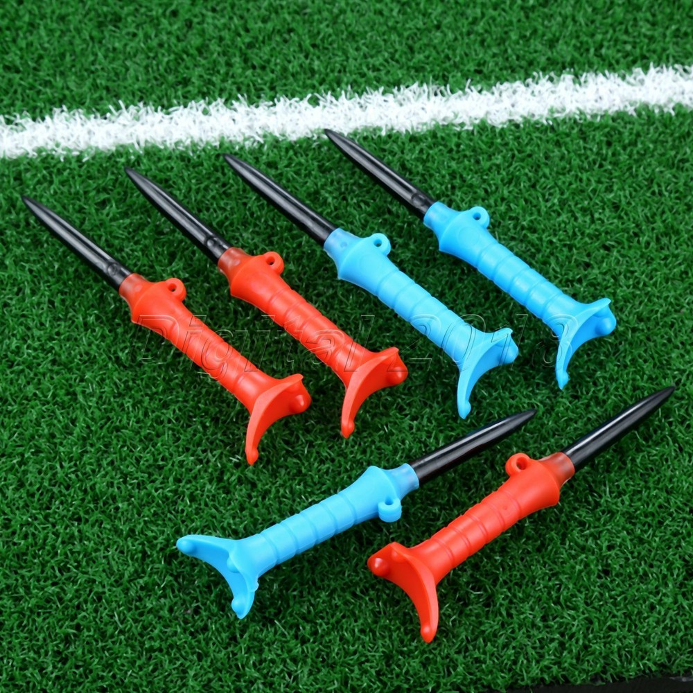 3Pcs Triangle Slope Golf Tees Golf Guide Ball Tees Nails Practice Training Tool