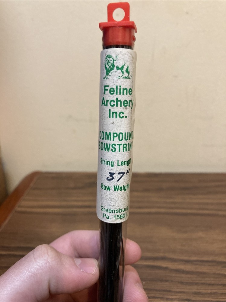 Vintage Feline Archery 37” Compound Bowstring NOS