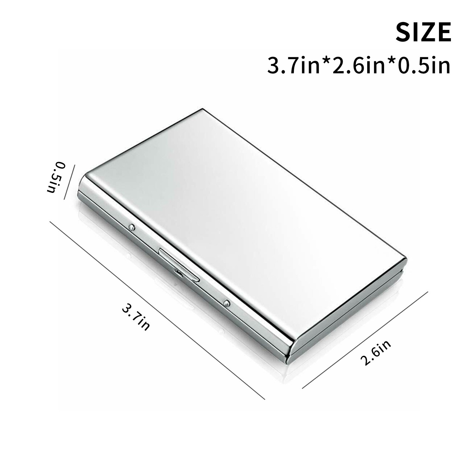 Credit Card ID Holder Slim Money Travel Wallet Men Stainless Steel RFID Blocking