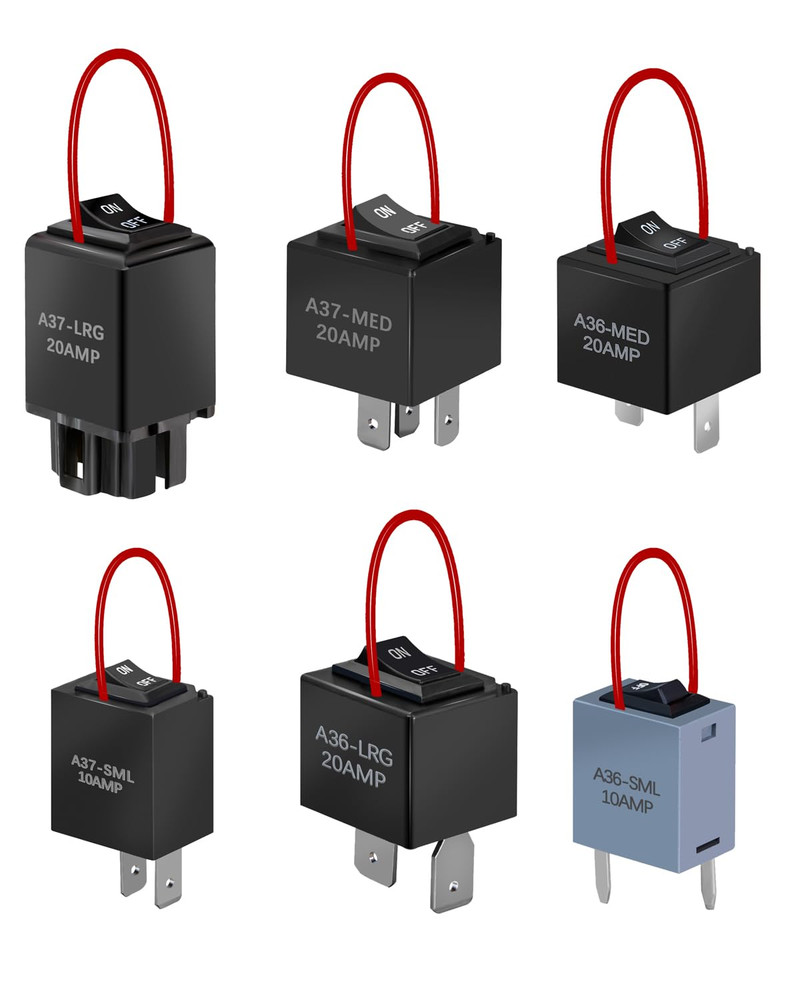9038A Relay Bypass Switch, Relay Tester, Relay Bypass Switch Kit with Amp loo...