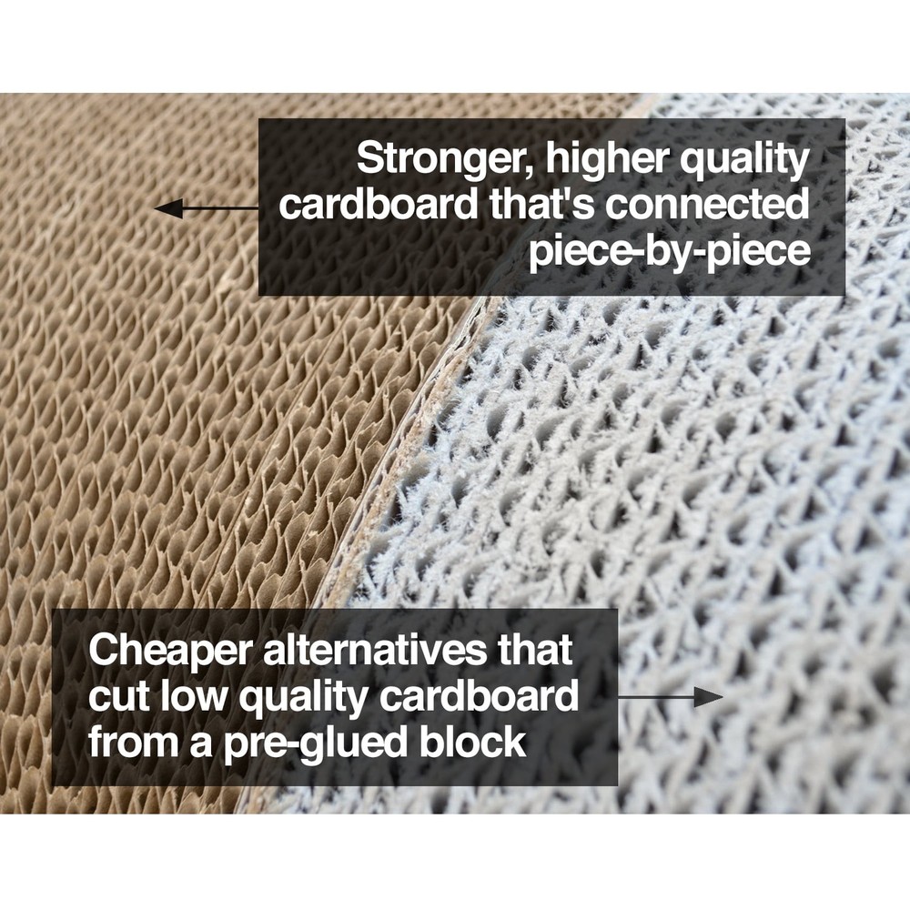 Ultimate Reversible Infinity Cat Scratcher Lounge & Bed Durable & Long Lasting