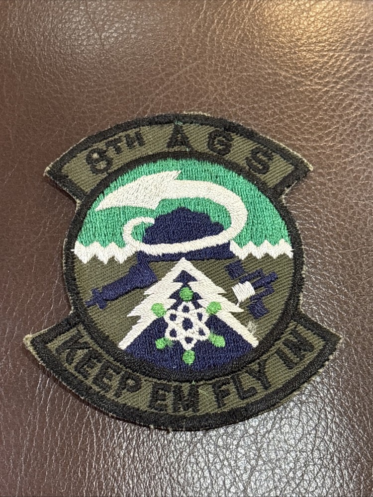 USAF 8th Aircraft Generation Squadron Patch “Keep Em Flyin” 8th AGS