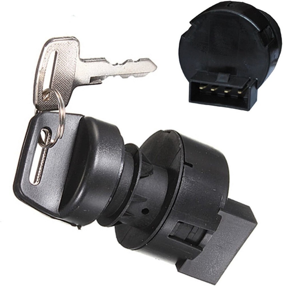 Ignition Key Switch For Polaris Worker 500 2001 / 2 Position 4 Pin Switch