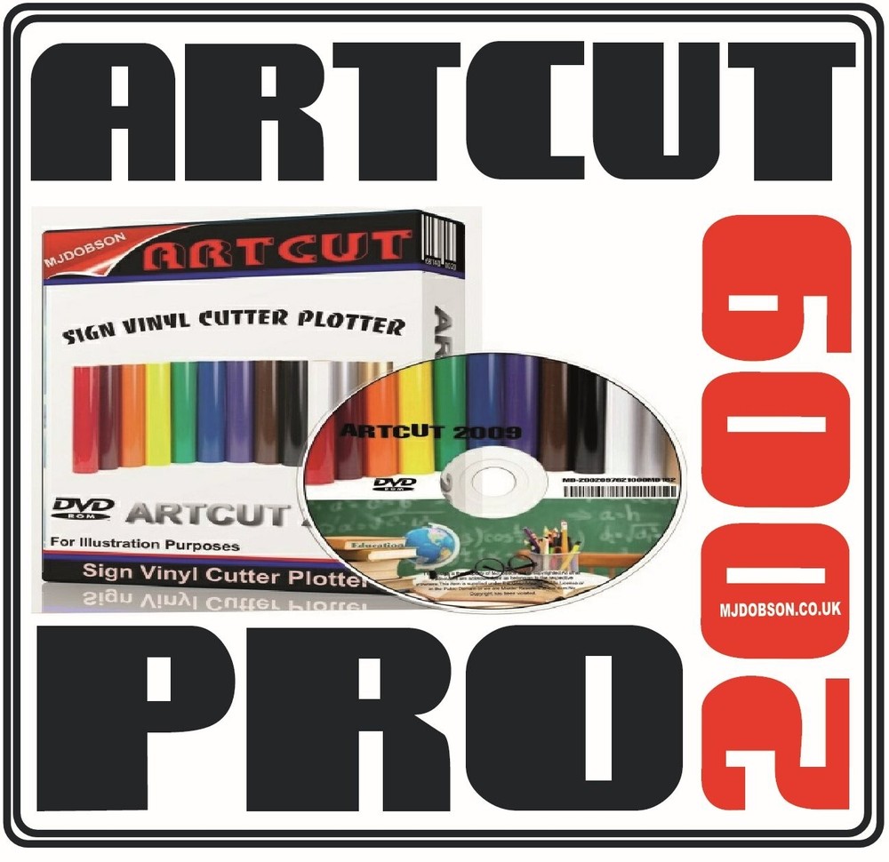 ARTCUT 2009 SOFTWARE VINYL CUTTER PLOTTER - PRO SIGN MAKING