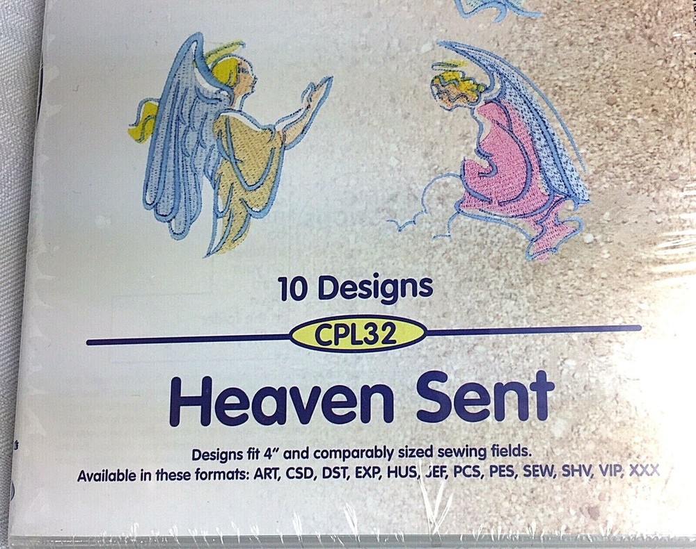 Cactus Punch Embroidery Digitizing Heaven Sent Angels - 10 Designs