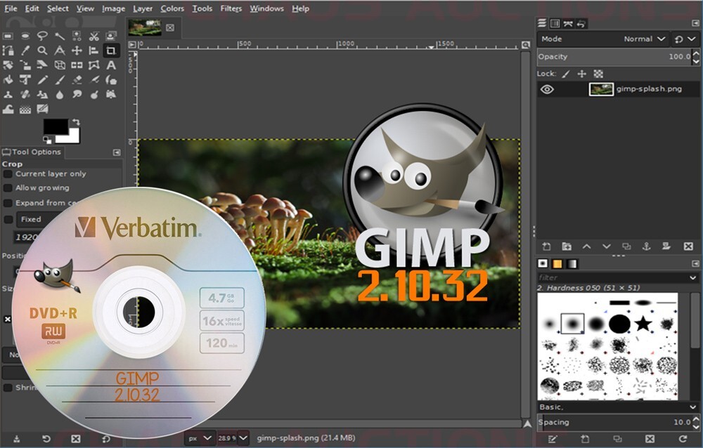 GIMP GNU Image Manipulation Program - Windows / Mac / Linux DVD