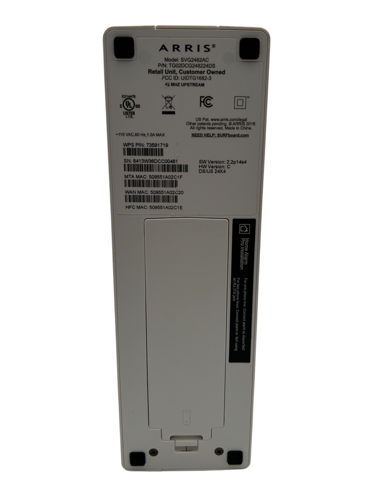ARRIS SVG2482AC Cable Modem Router