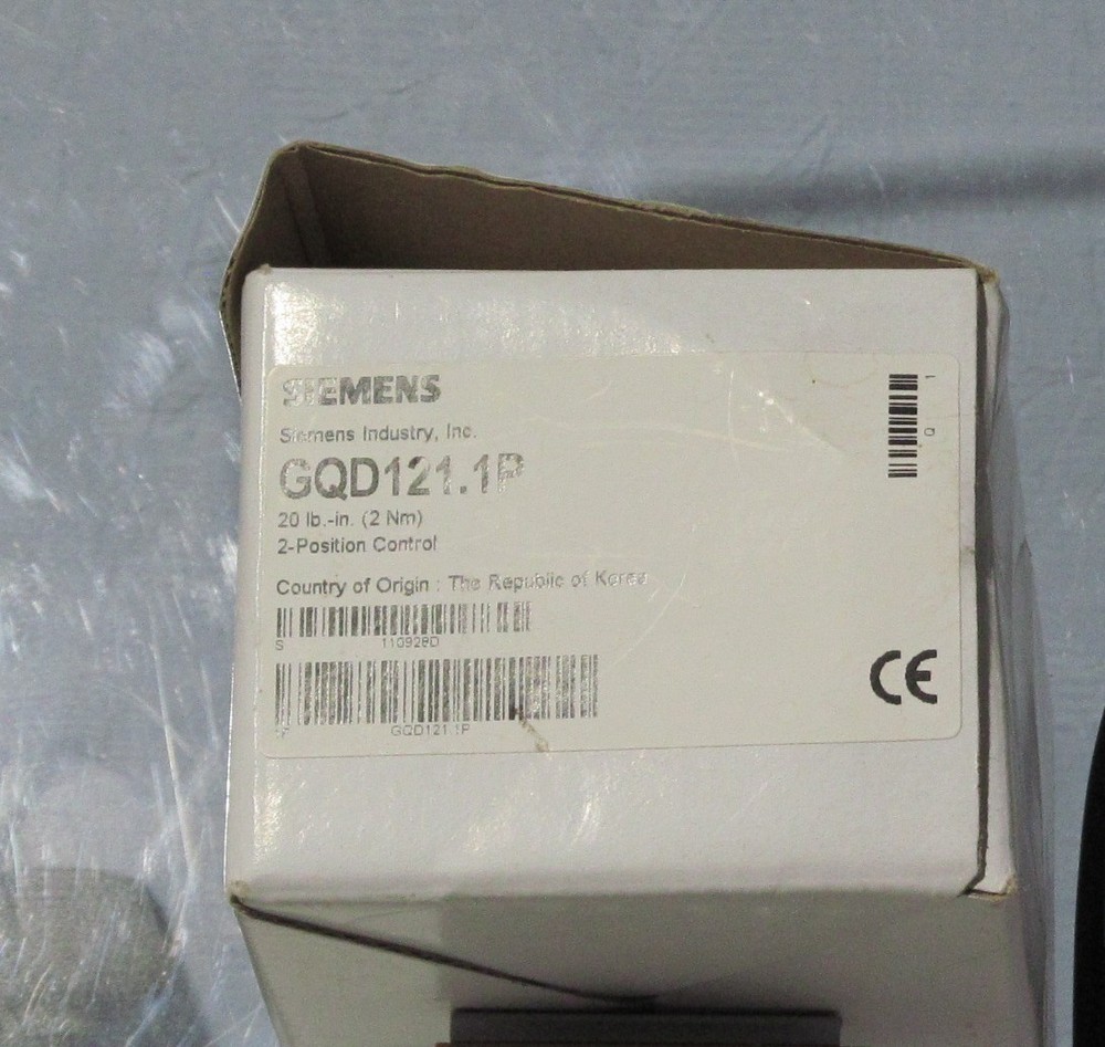 Siemens GQD121.1P Actuator NEW