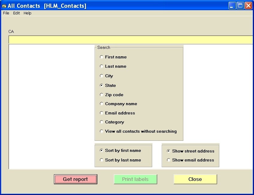 Print labels! PC Software prints mailing labels, envelopes. Mass mail, contacts.
