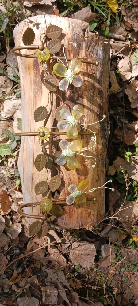 Wall Hook With Butterflies. 3 Hooks