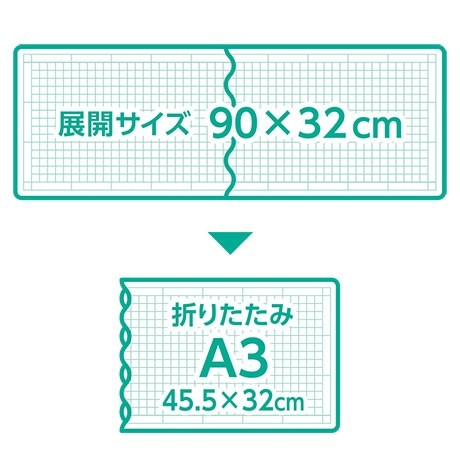 Clover Cutting Mat e A3W Foldable 90×32cm (57-858)
