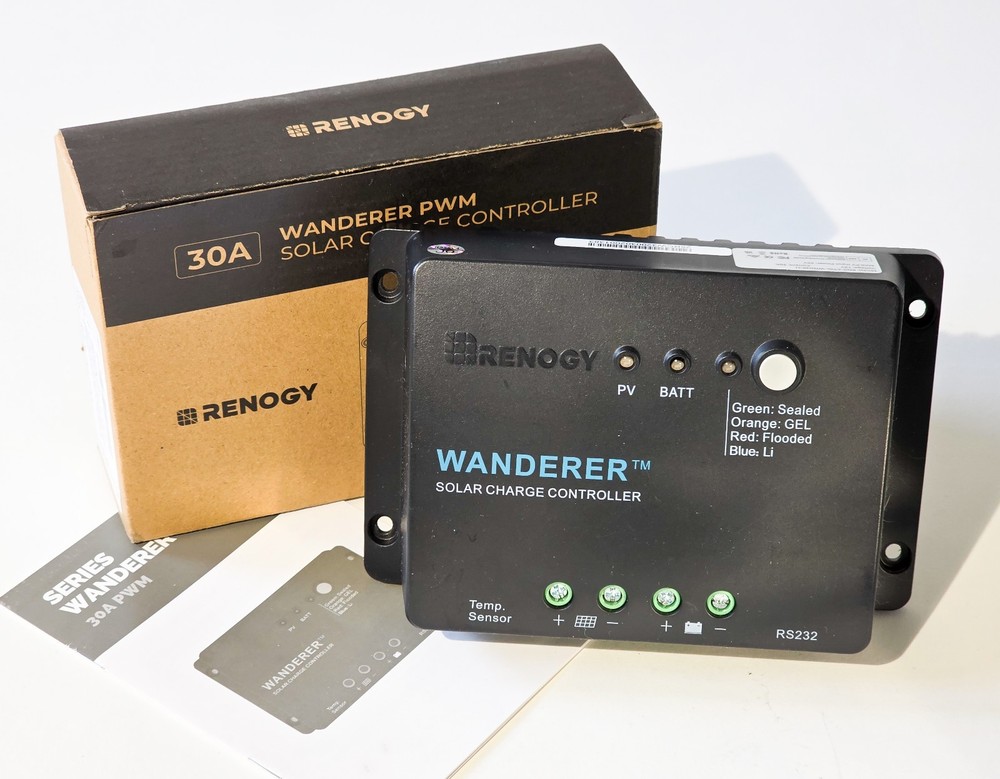 Renogy Wanderer Solar Charge Controller PWM 30A