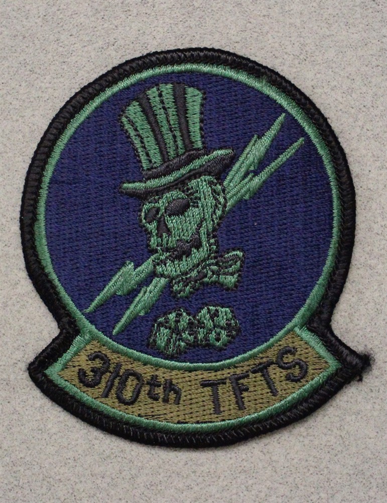 USAF Air Force Patch 268: 310th Tactical Fighter Training Squadron - subdued