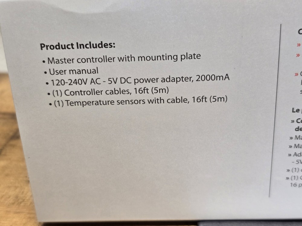 EYE Hortilux GRC-LED Grow Room Light Kit Controller Temperature Sensor NEW