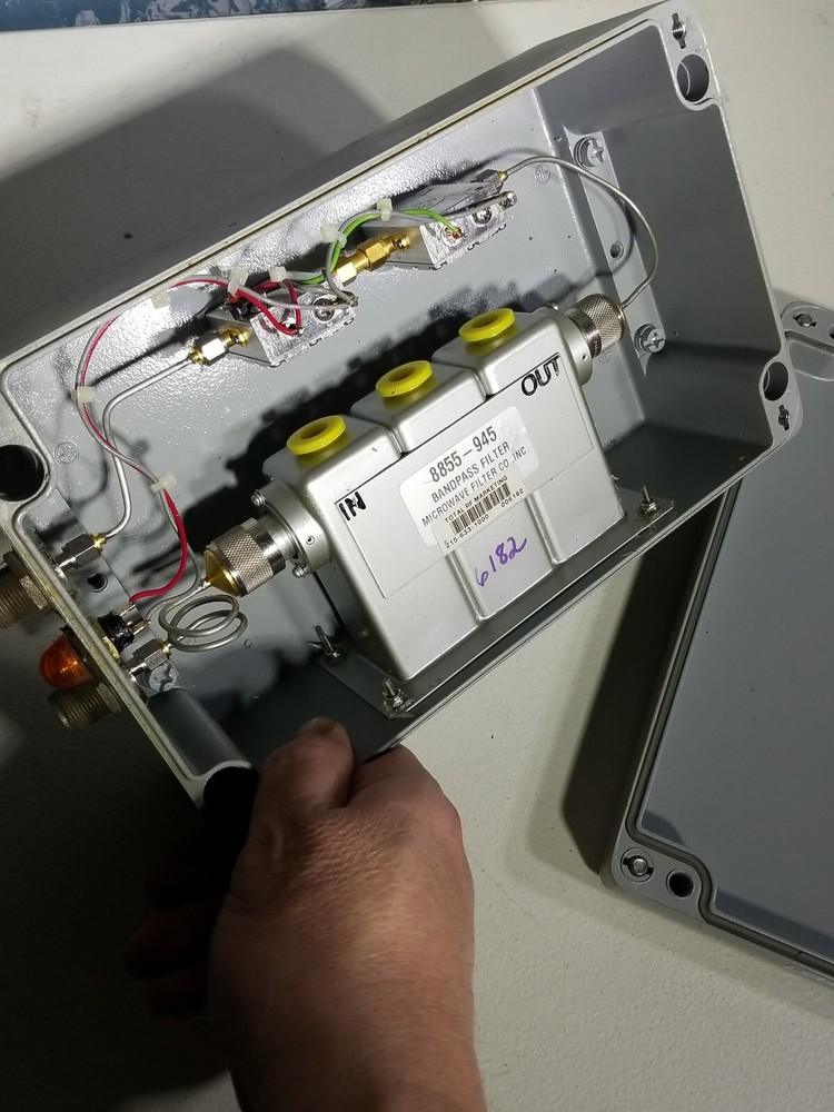 Filter/LNA Modules in Hoffman Steel Boxes (x2)