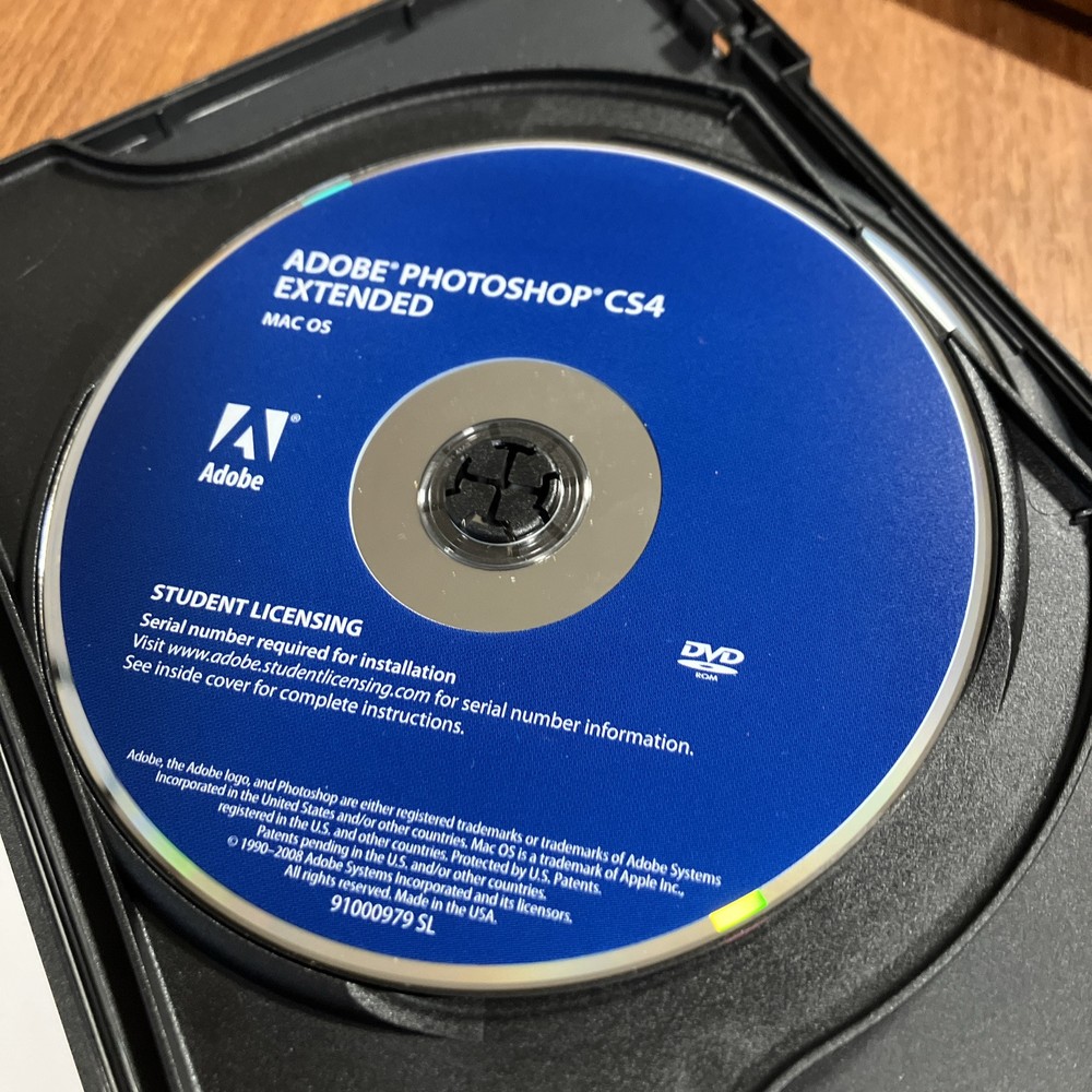 Adobe Photoshop CS4 Extended Student Edition With Serial Number