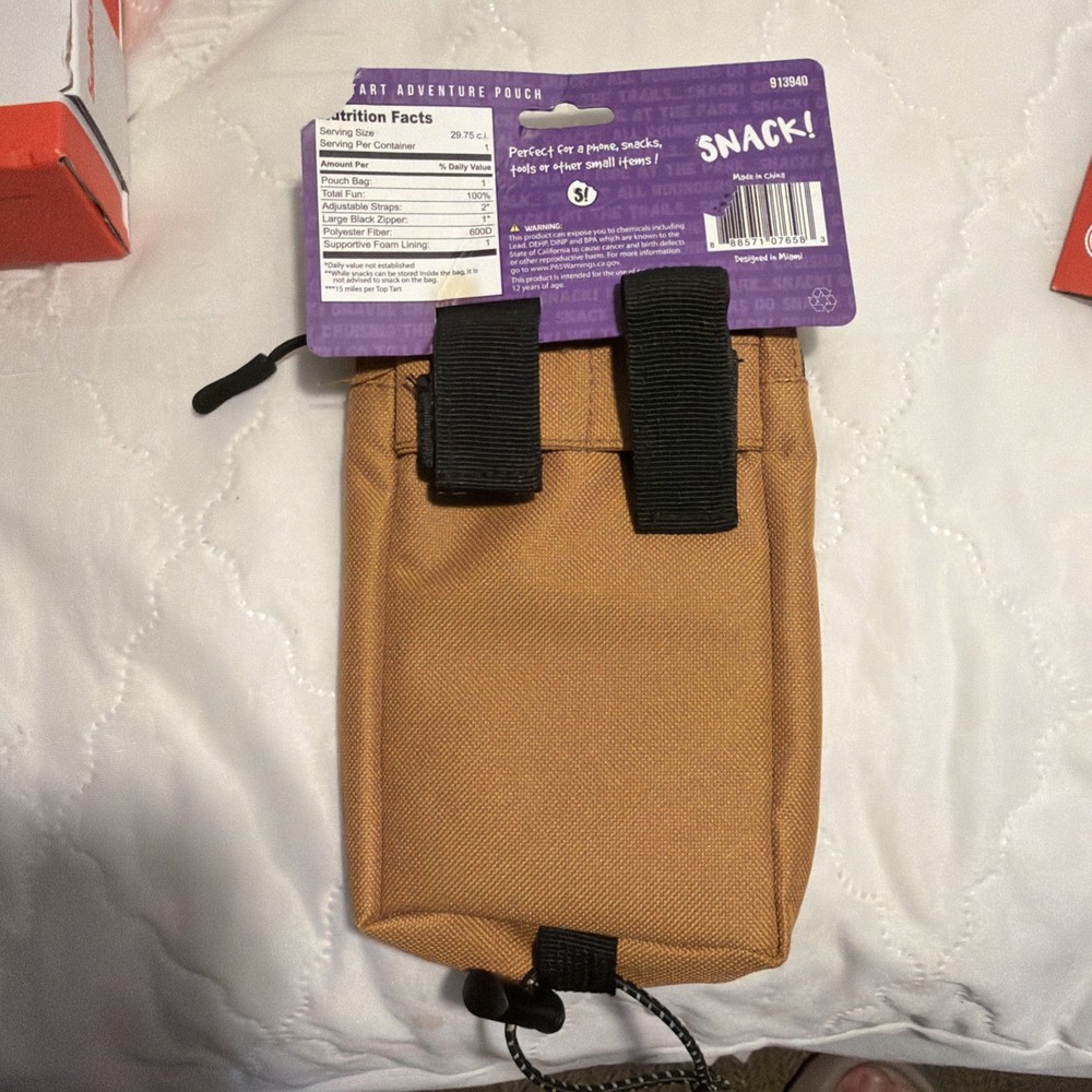 Bag Snack Pouch Top Tart Brown