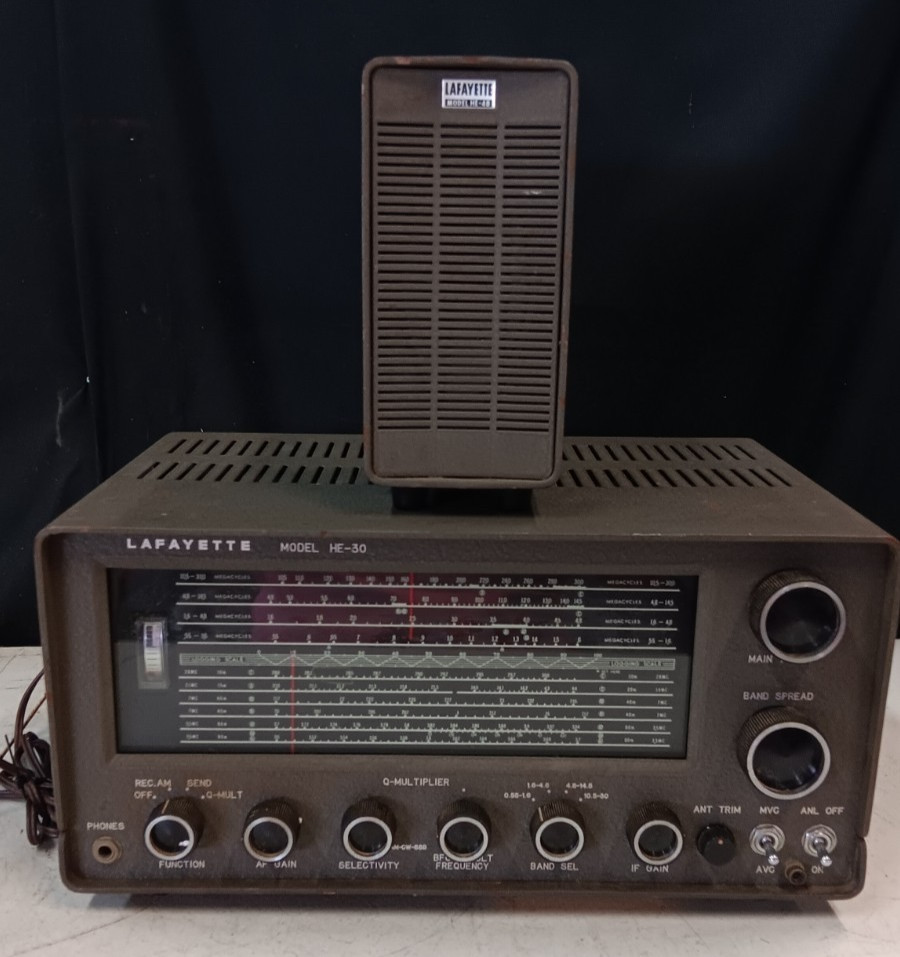 Vintage LaFayette Receiver & Speaker HE-30 & HE-48