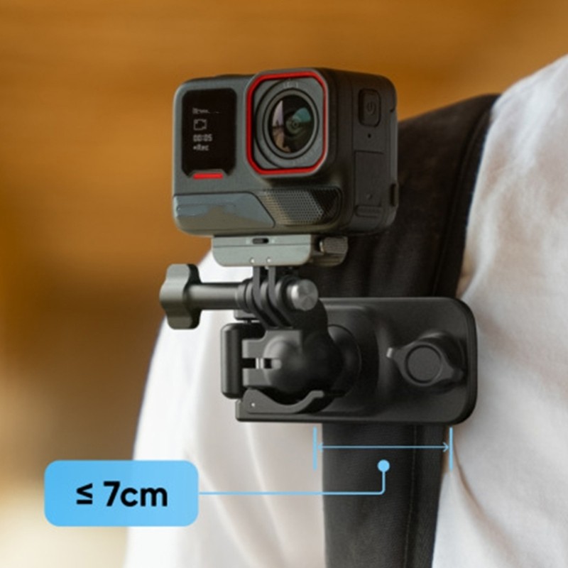Backpack Clip Mount Holder Bag Belt Shoulder Strap Body Attachment Accessory