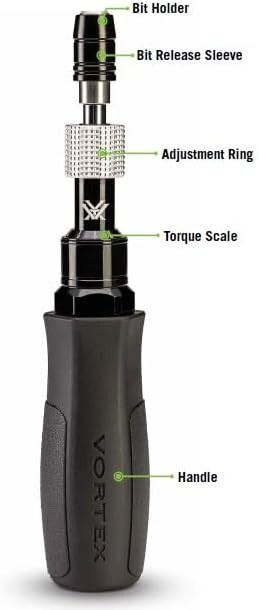 Vortex Optics Pro Torque Wrench Scope Mounting Kit with Bits and Sockets PR-TW