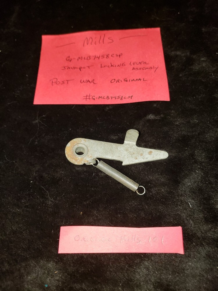 ORIGINAL REPLACEMENT MILLS Jackpot Locking Lever ASSEMBLY #G-MLB7458csp -101