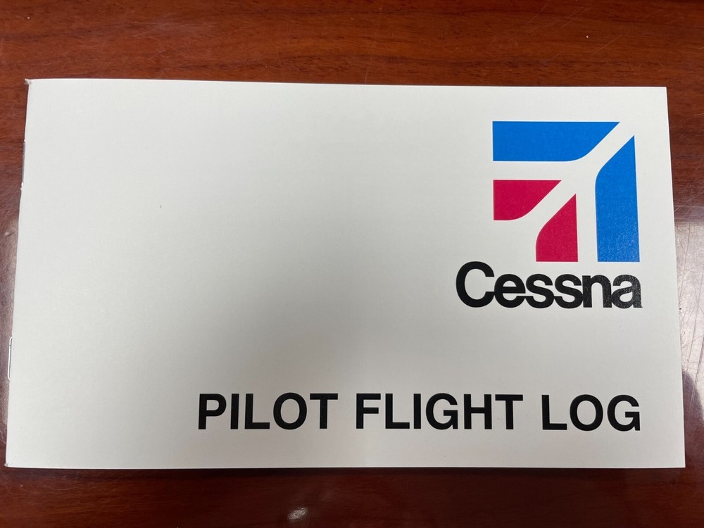 Vintage Cessna Pilot Flight Log 
