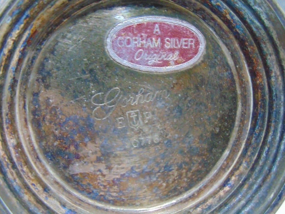 A Gorham Silver Original Bowl E P YC778 With Foil