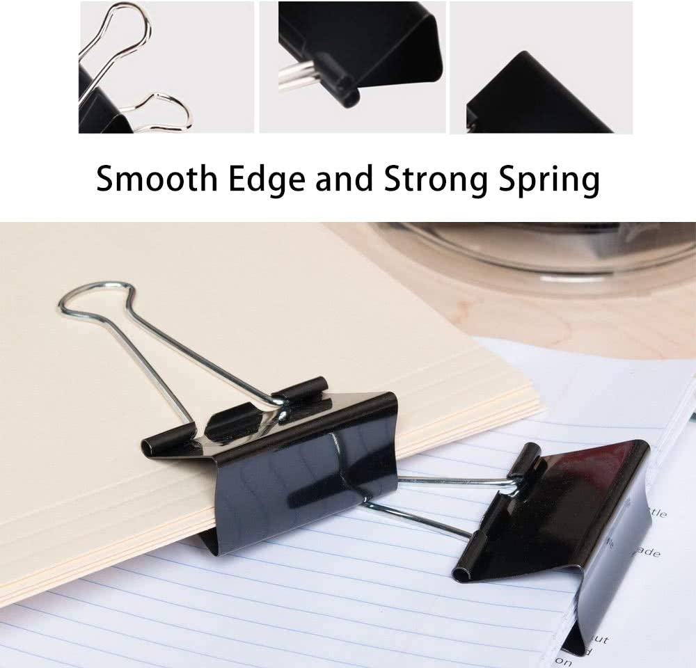 Extra Large Binder Clips 2.4 ″ Width for Office -1.3 Inch Capacity 8 Pcs