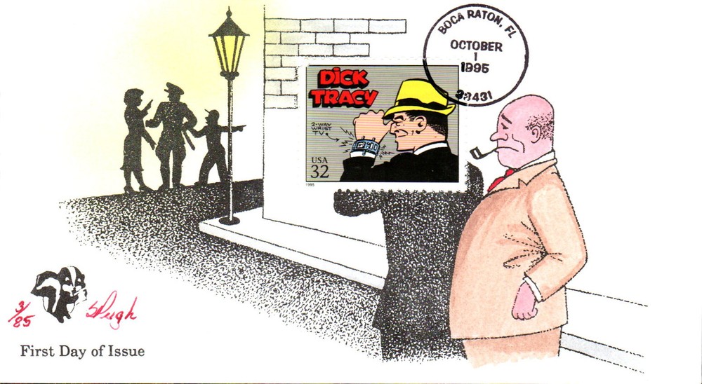 #3000m Dick Tracy Pugh FDC (00219953000m001)