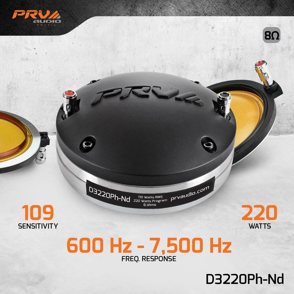 PRV Audio D3220Ph-Nd 2" Neodymium Horn Driver