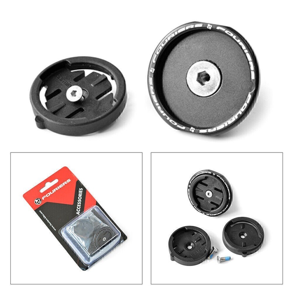 Fouriers Top Cap Fork Headset Cover Computer Mount For Garmin Wahoo Mio Bryton