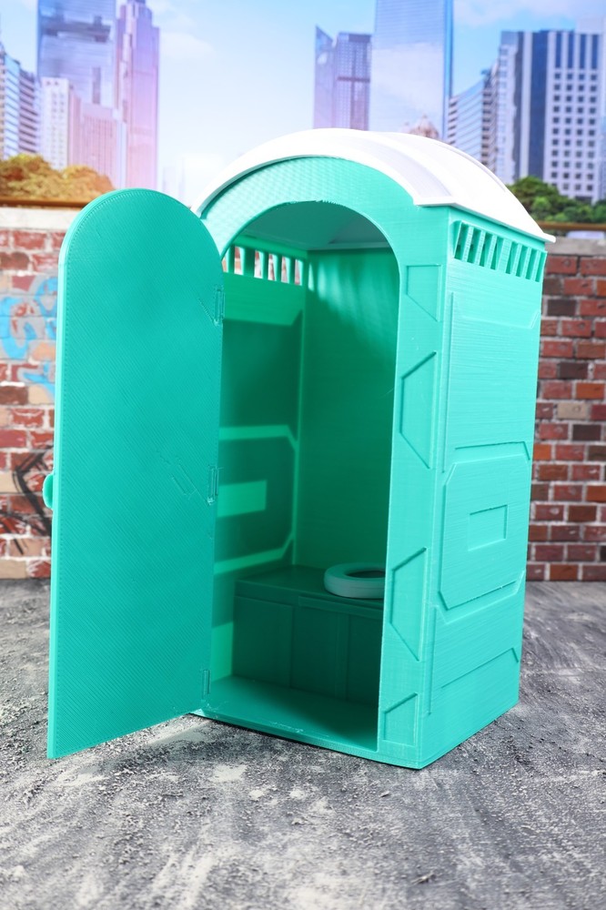 1/12 Scale 3D Printed Porta Potty Diorama