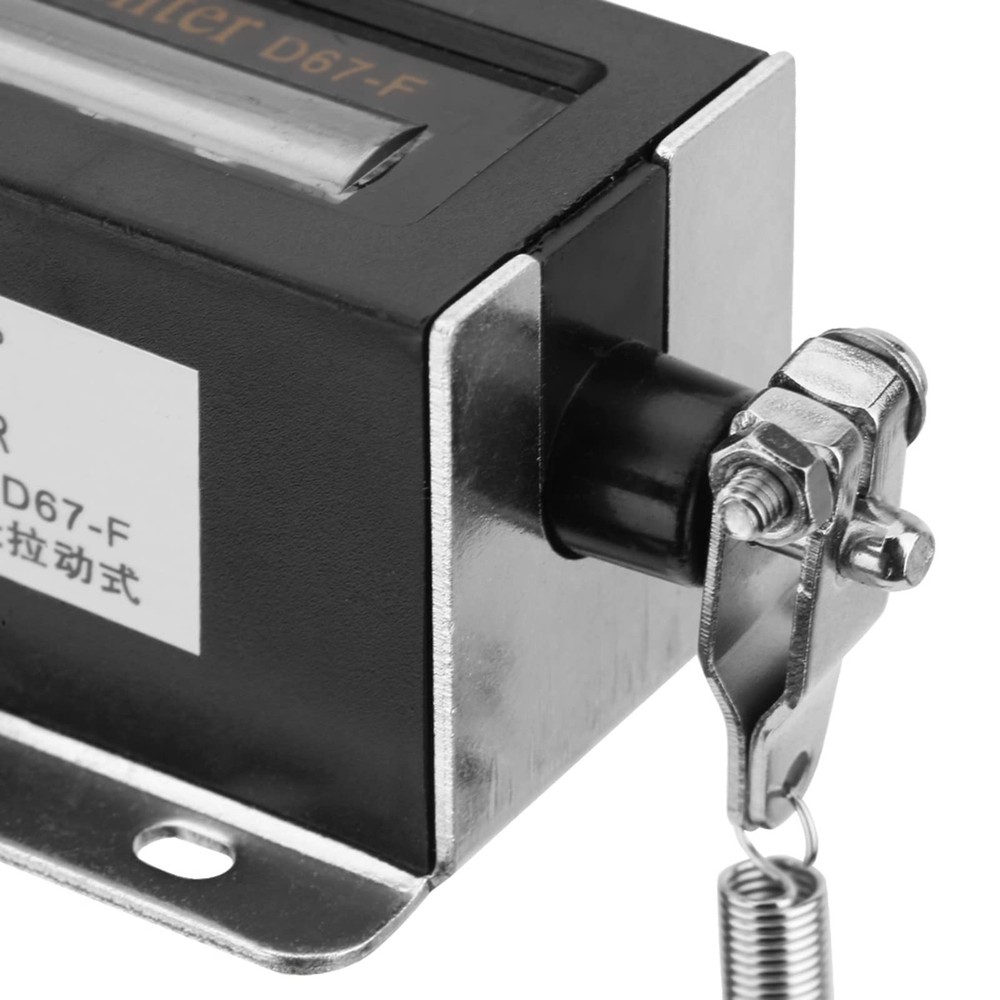 D67F Mechanical Counter 5 Digit Stroke Tally Resettable Machine Counting